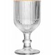 Taça 75ml De Licor Com Fio De Ouro Lines Vidro Wolff